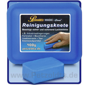 Petzoldts Reinigungsknete MAGIC-Clean, Lackreinigung, Blau